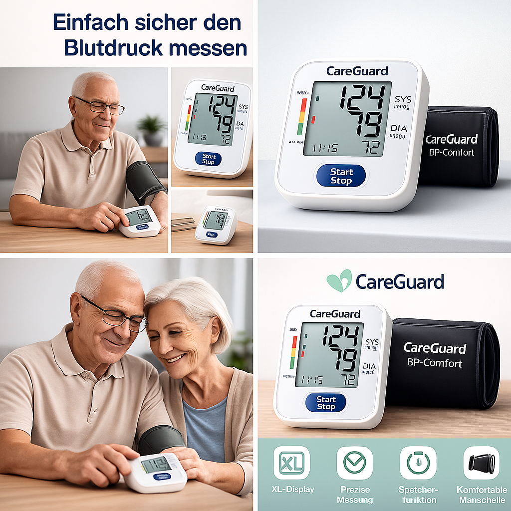 CareGuard BP-Comfort – Einfach sicher den Blutdruck messen